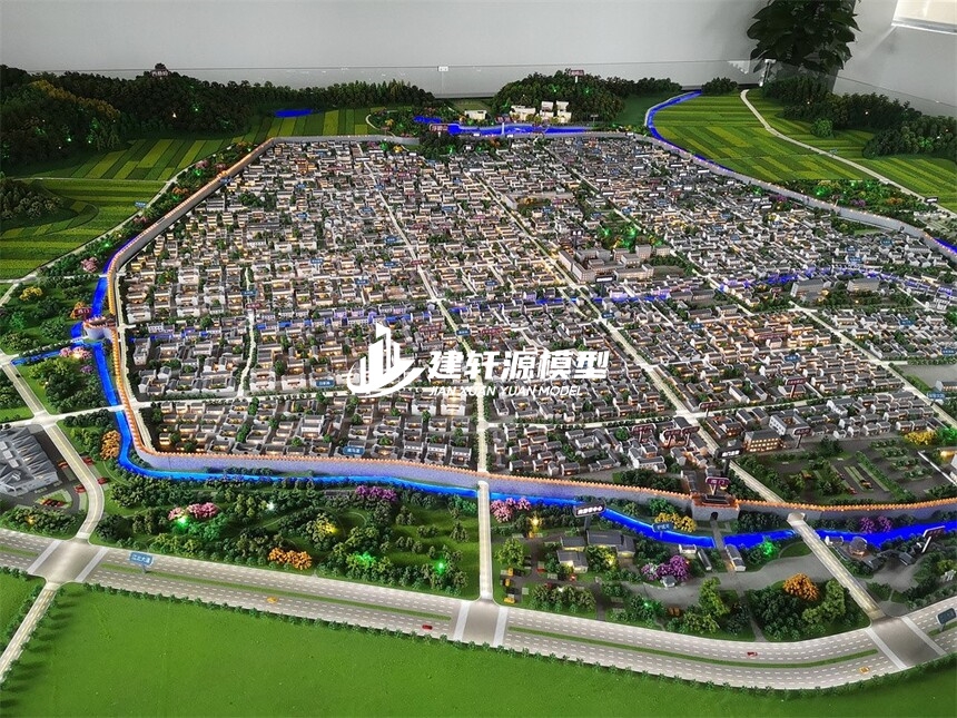 英山城市规划模型