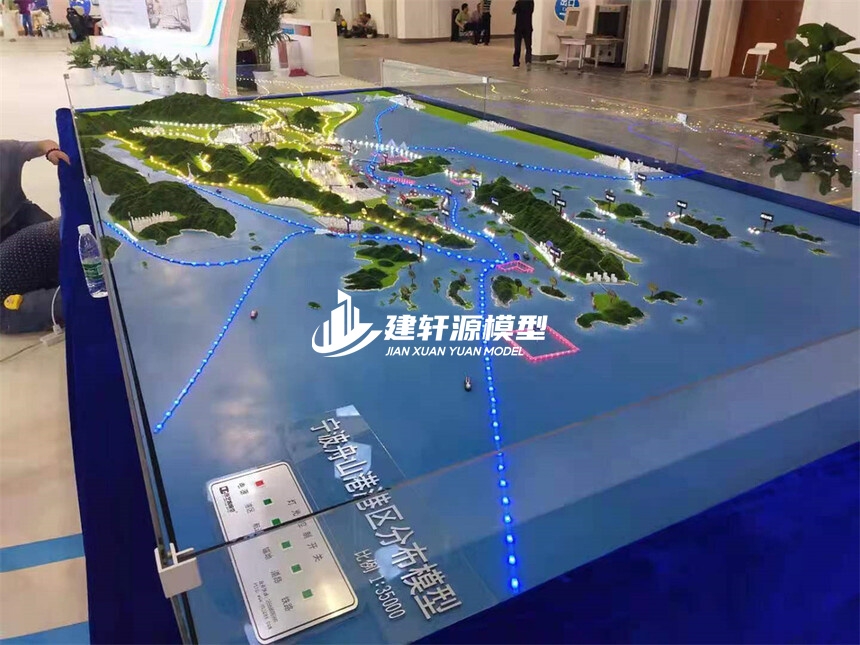英山地形地貌模型